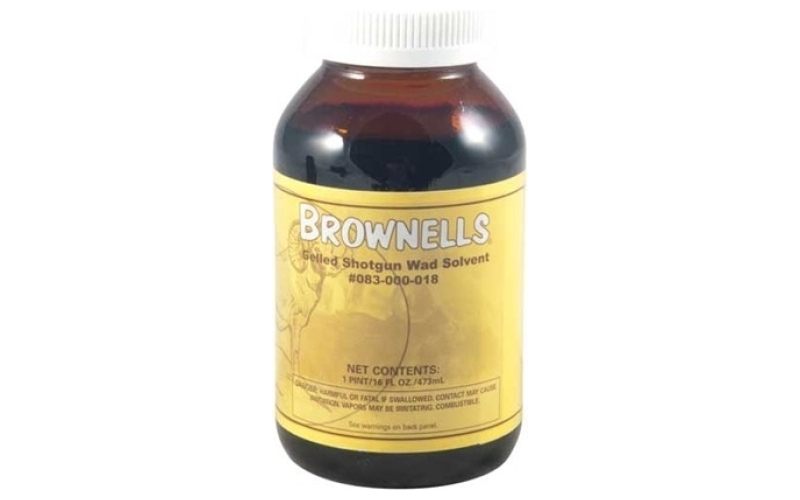 Brownells Gelled shotgun wad solvent 16oz