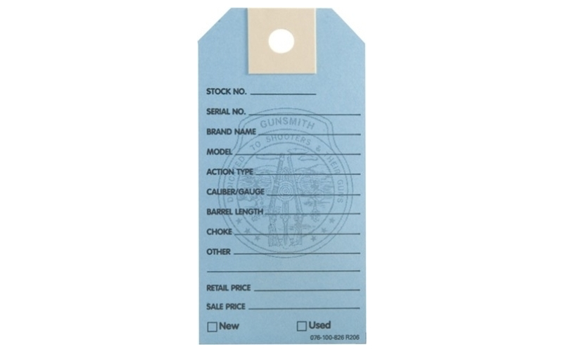 Brownells Light blue gun price tags 1,000 pack