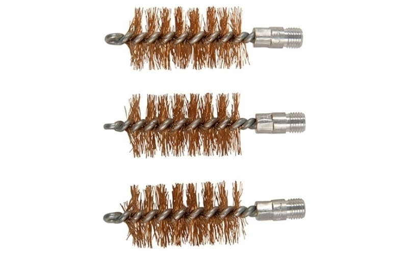 Brownells 10 gauge double-tuff bronze shotgun brush 3 pack