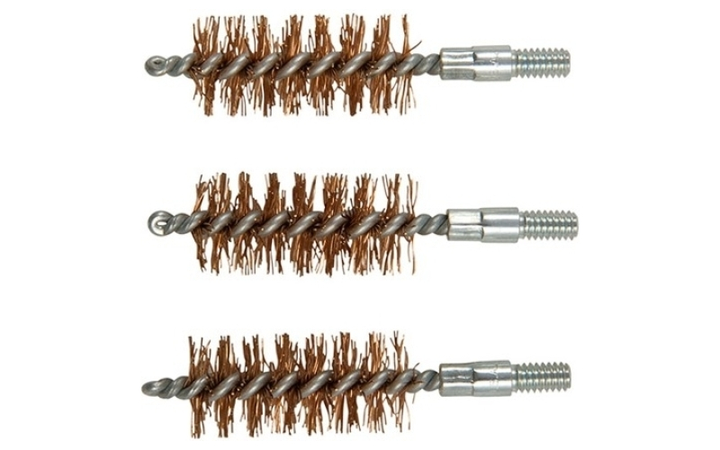 Brownells 50 caliber double-tuff bronze pistol brush 3 pack