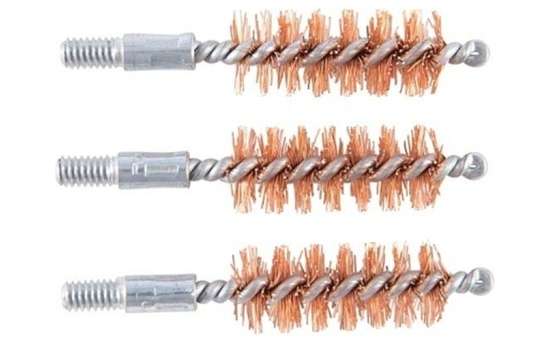 Brownells 10mm/40 caliber double-tuff bronze pistol brush 3 pack