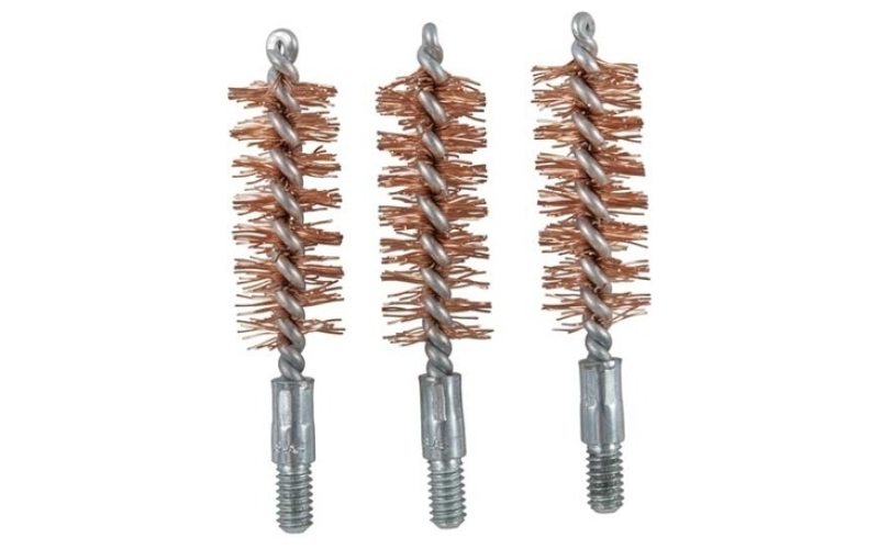 Brownells 44-45 caliber double-tuff bronze pistol brush 3 pack