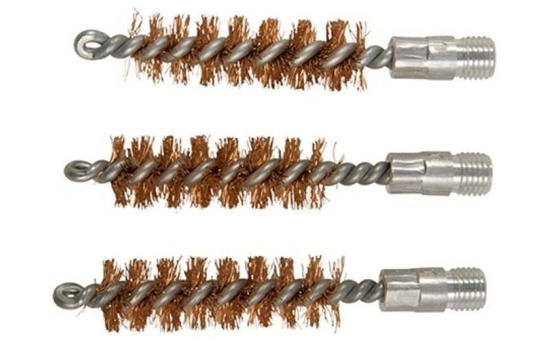 Brownells 410 bore double-tuff bronze shotgun brush 3 pack
