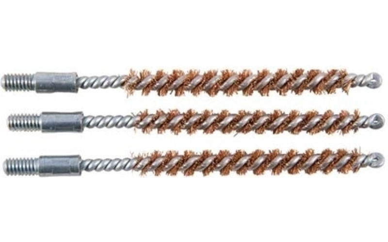 Brownells 22 caliber double-tuff bronze rifle brush 3 pack