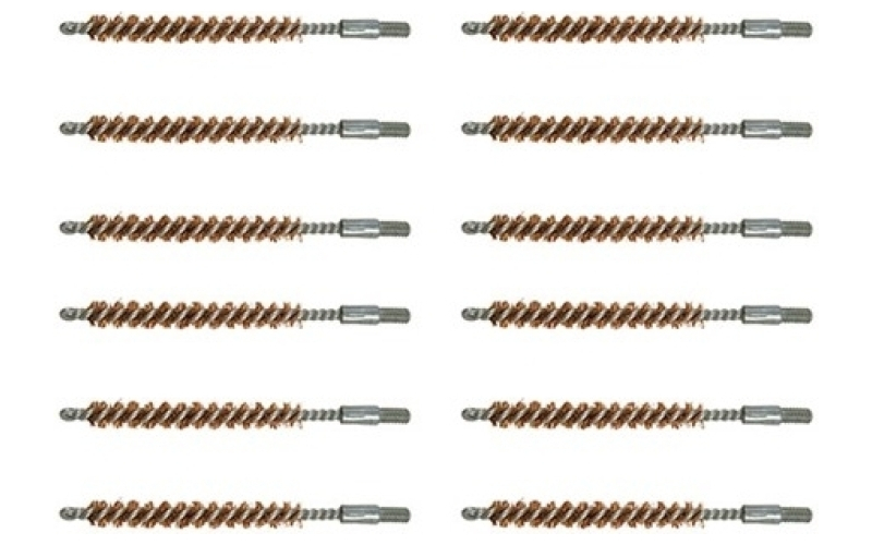 Brownells 6mm double-tuff bronze rifle brush 12 pack