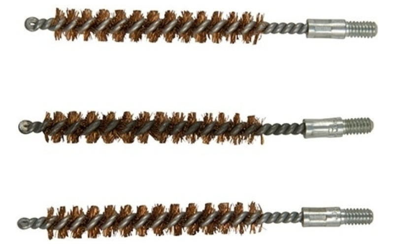 Brownells 270 caliber double-tuff bronze rifle brush 3 pack