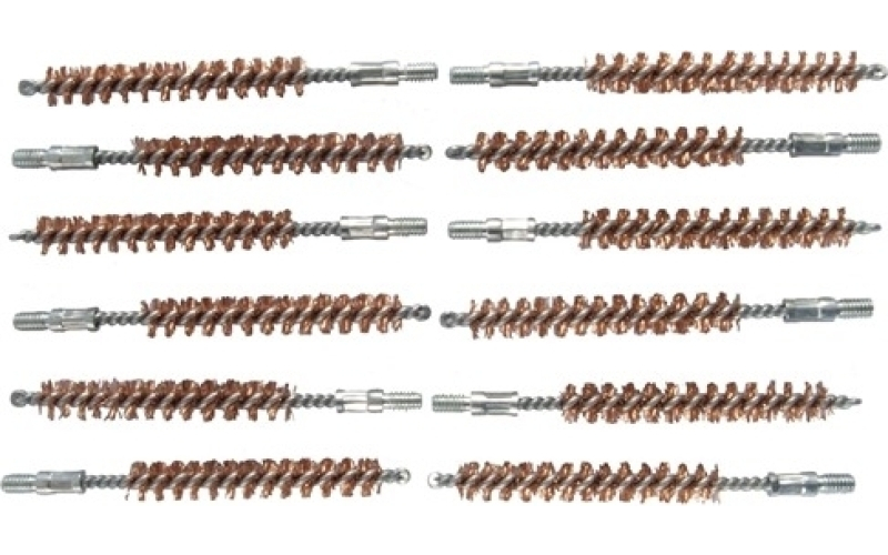 Brownells 30 caliber double-tuff bronze rifle brush 12 pack