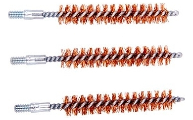 Brownells 35-38 caliber double-tuff bronze rifle brush 3 pack