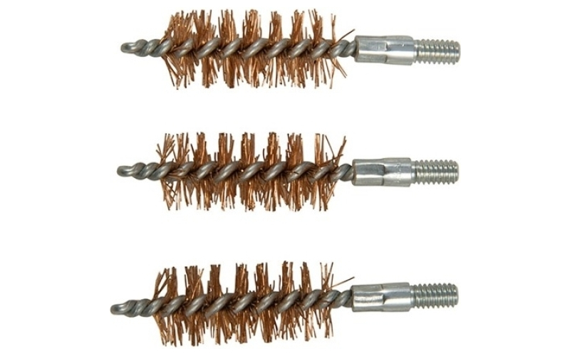 Brownells 475-480 caliber double-tuff bronze pistol brush 3 pack