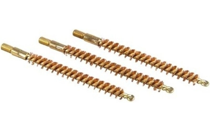 Brownells 243/25 caliber ''special line'' brass rifle brush 3 pack