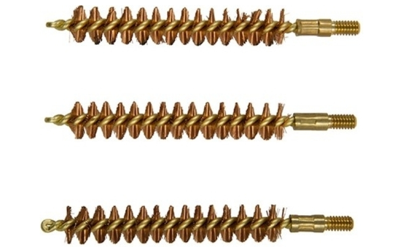 Brownells 375 caliber ''special line'' brass rifle brush 3 pack