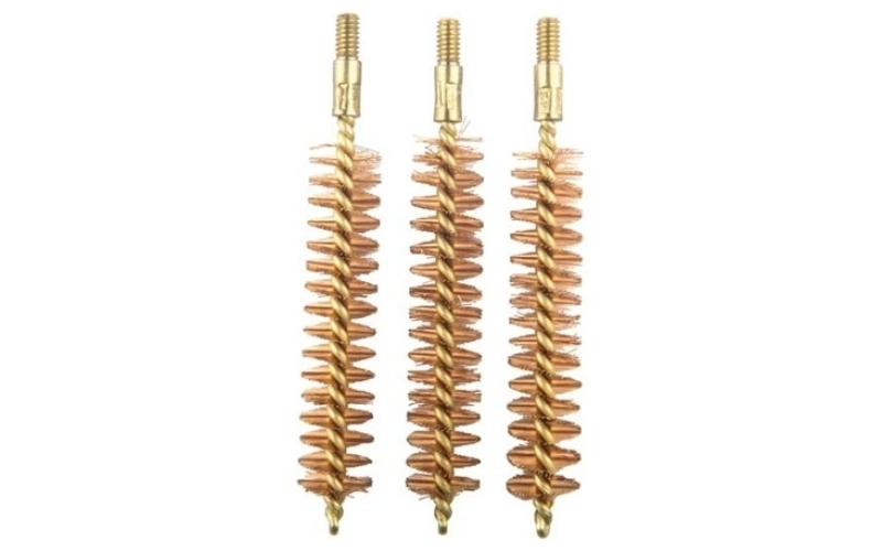 Brownells 44/45 caliber ''special line'' brass rifle brush 3 pack