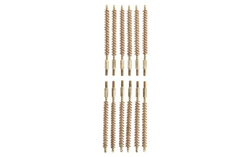 Brownells 20 caliber ''special line'' brass rifle brush 5-40 tpi 12pk