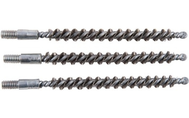Brownells 22 caliber standard line stainless rifle brush 3 pack