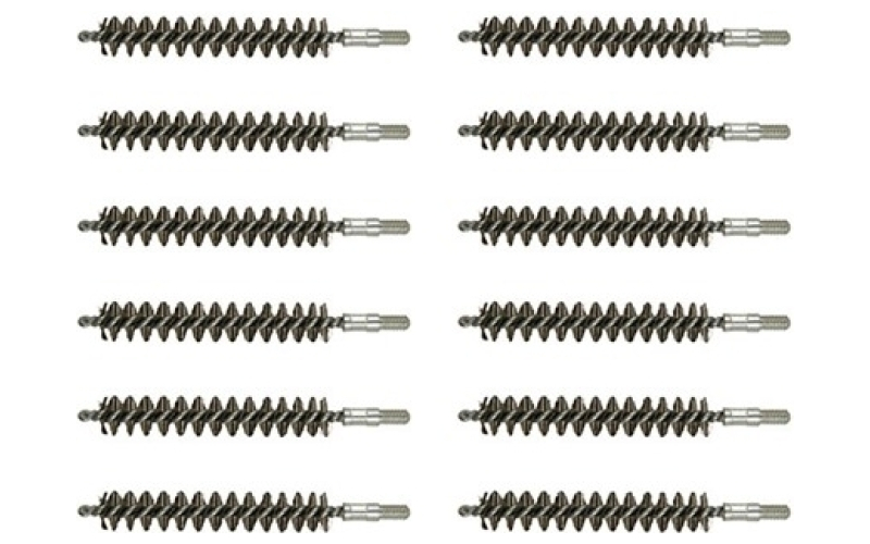 Brownells 375 caliber standard line stainless rifle brush 12 pack