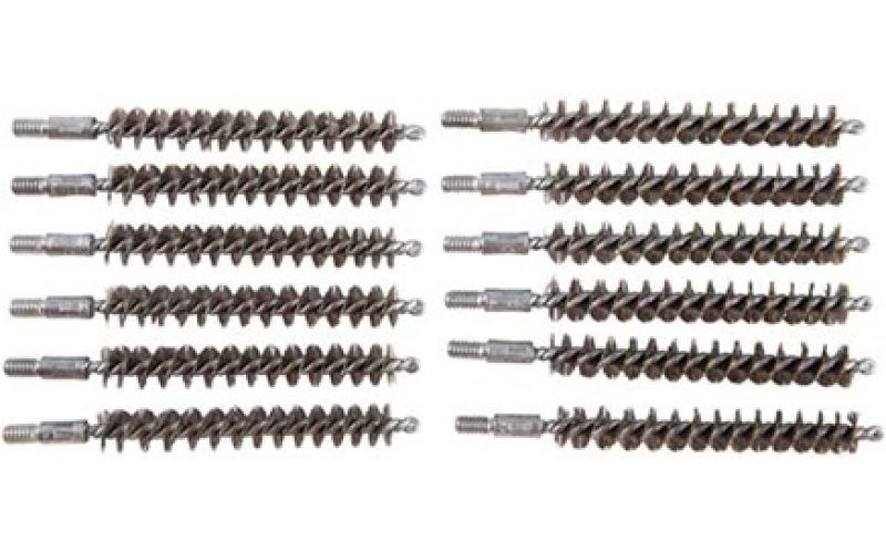 Brownells 8mm standard line stainless rifle brush 12 pack