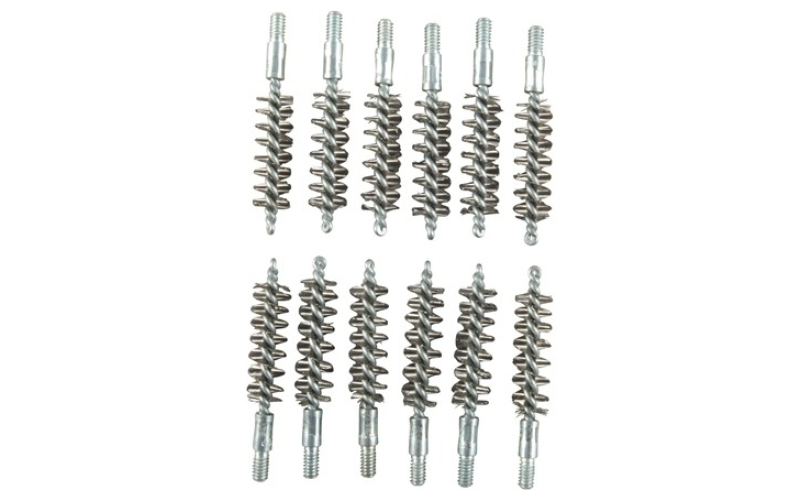 Brownells 9mm, 38/357 cal standard line stainless pistol brush 12pk