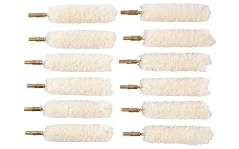 Brownells 44-45 caliber wool bore mop 12 pack