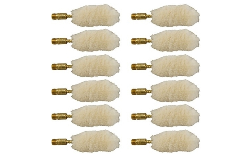 Brownells 12 gauge wool bore mop 12 pack