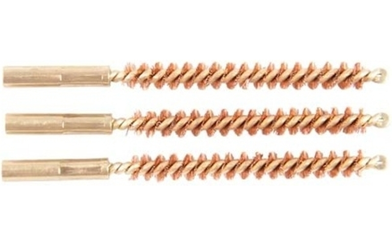Brownells 6mm-25 cal ''special line'' dewey rimfire rifle brush 3 pack
