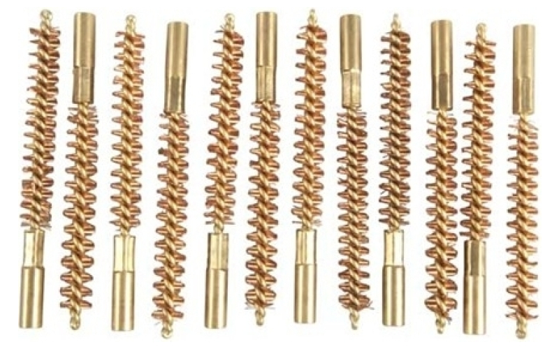 Brownells 338 caliber ''special line'' dewey rifle brush 12 pack