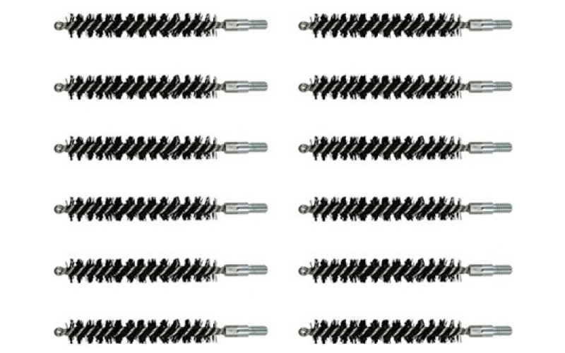 Brownells 338 caliber 8-32m nylon rifle brush 12/pack