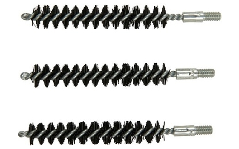 Brownells 375 caliber 8-32m nylon pistol brush 3/pack