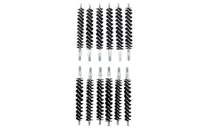 Brownells 375 caliber 8-32m nylon pistol brush 12/pack
