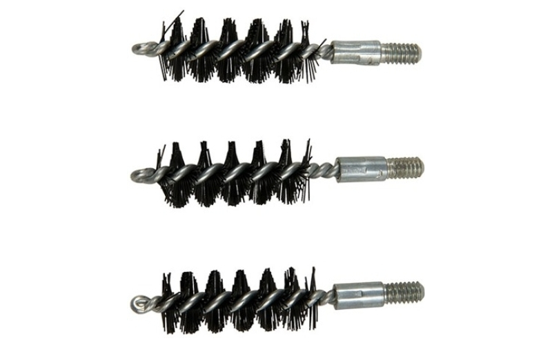 Brownells 40 caliber 8-32m nylon pistol brush 3/pack