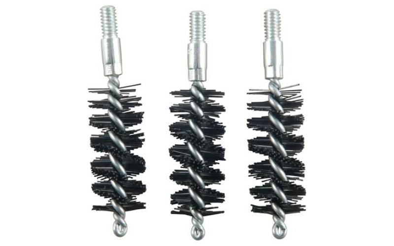 Brownells 44-45 caliber 8-32m nylon pistol brush 3/pack