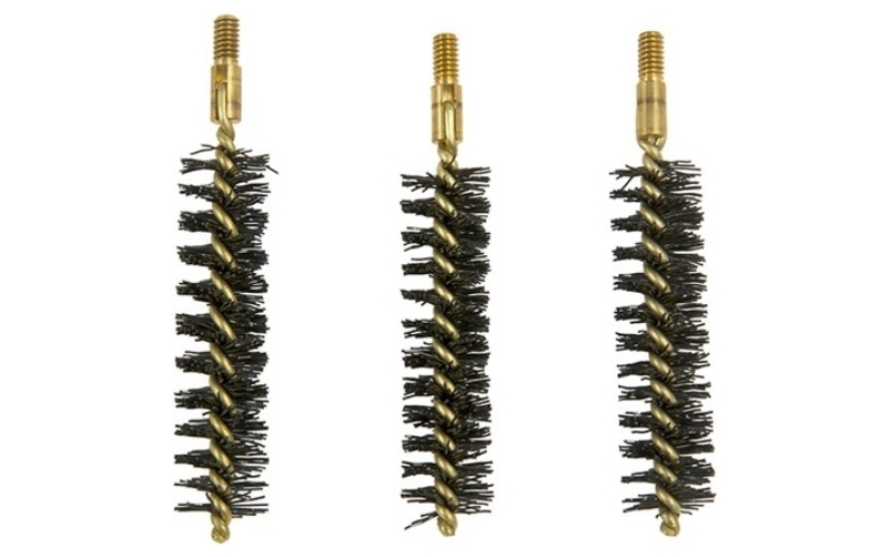Brownells 50 caliber 8-32m nylon black powder brush 3/pack