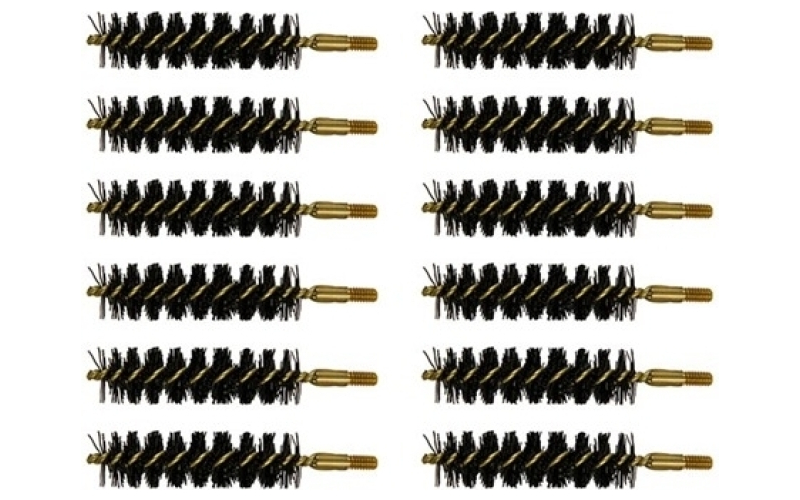 Brownells 54 caliber 8-32m nylon black powder brush 12/pack