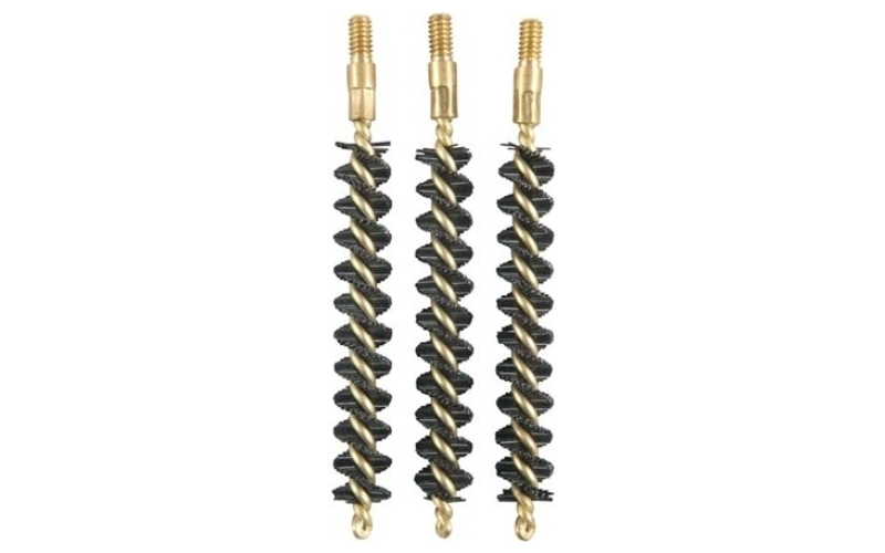 Brownells 338 caliber heavy weight nylon rifle brush 3 pack