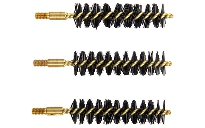 Brownells 50 caliber black powder heavy weight nylon rifle brush 3pk