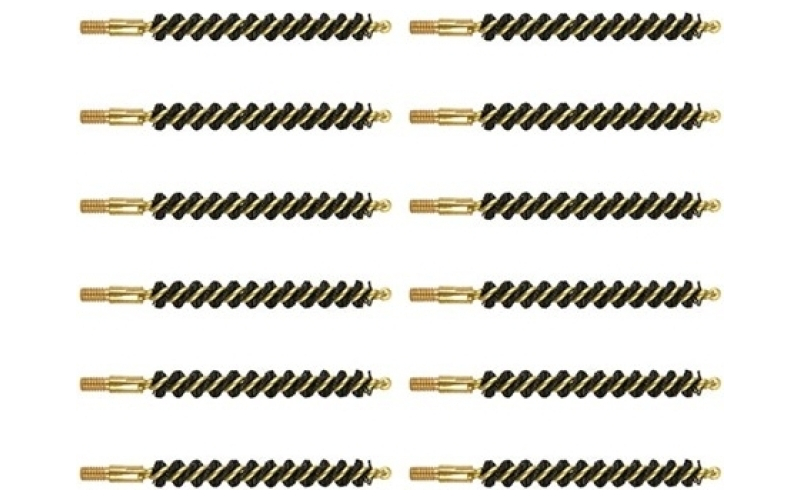 Brownells 270 caliber heavy weight nylon rifle brush 12 pack
