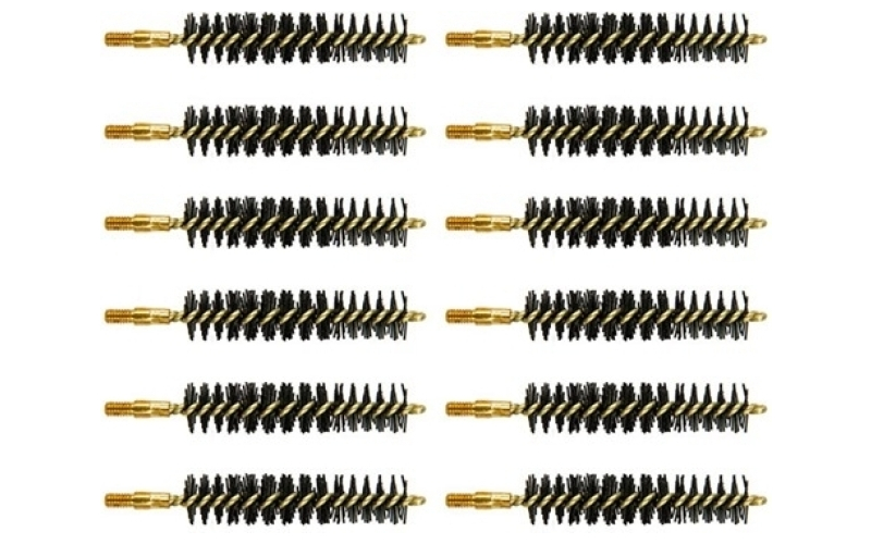 Brownells 44/45 caliber heavy weight nylon rifle brush 12 pack