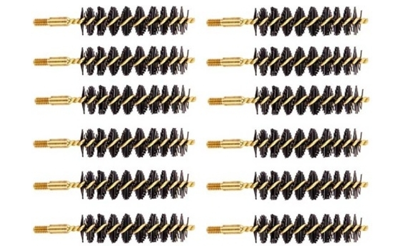 Brownells 50 cal black powder heavy weight nylon rifle brush 12pk