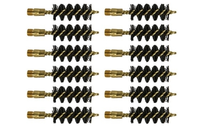 Brownells 28 gauge heavy weight nylon shotgun brush 12 pack