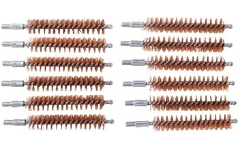 Brownells 10mm, 40 caliber bronze chamber brush 12 pack