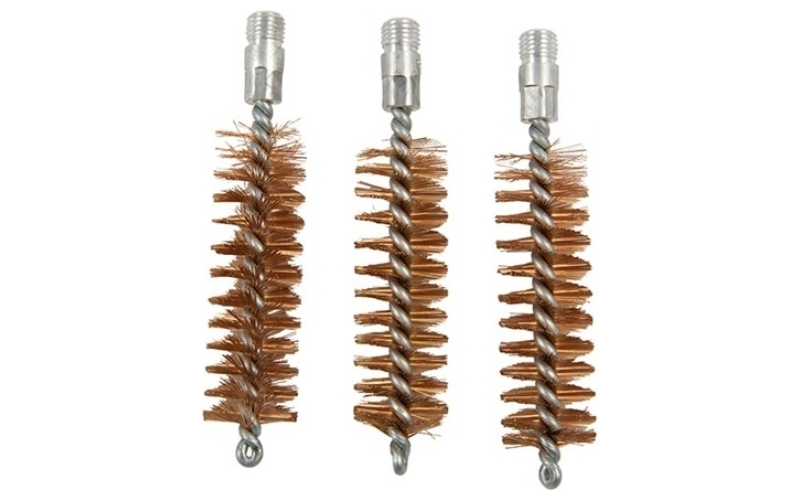 Brownells 20 gauge bronze chamber brush 5/16''-27 thread 3 pack