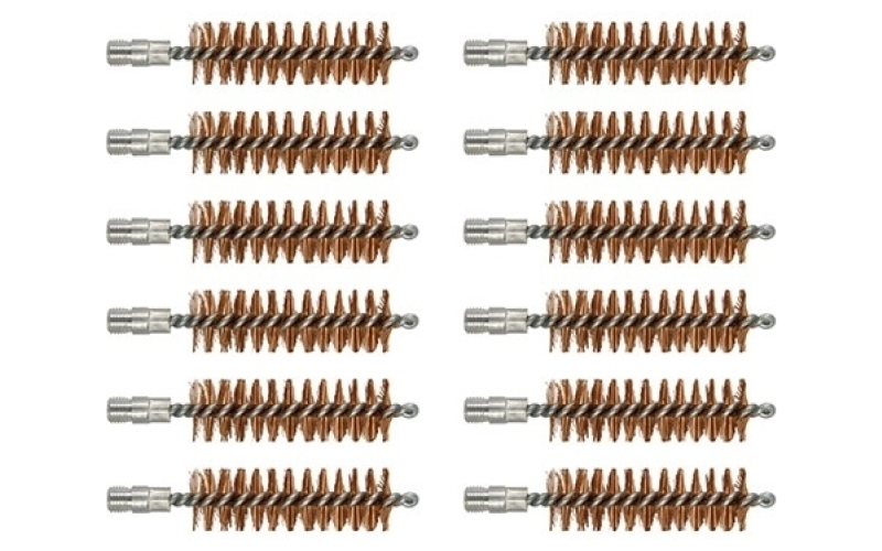 Brownells 20 gauge bronze chamber brush 5/16''-27 thread 12 pack