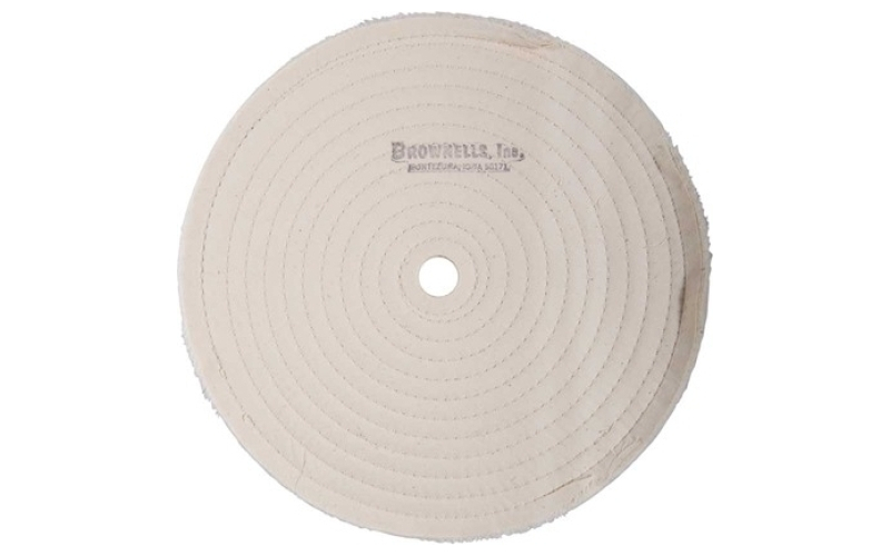 Brownells 10'' stitched muslin wheel 3/4'' arbor