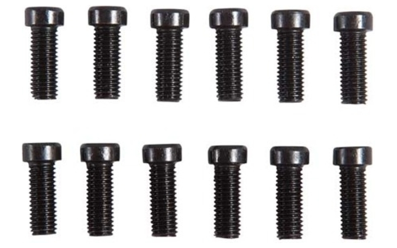 Brownells 6-48x3/8'' socket head screws red/leup base&3200 ring 12pk
