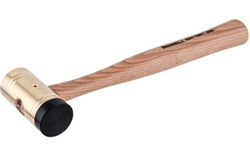Brownells Premium 1 1/4'' delrin tipped brass hammer