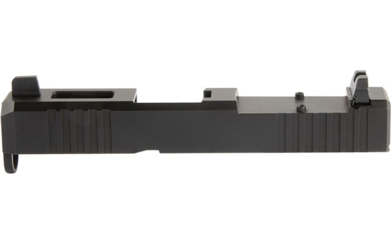 Brownells 1l tall black sight set serrated .220''f/.295''r for glock