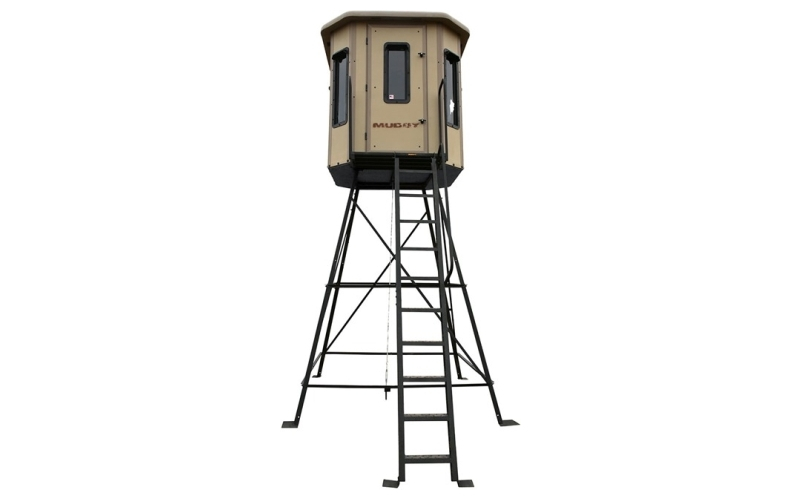 Brownells Bull box blind with 10' elite tower & carpet floor mat