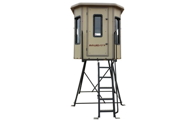Brownells Bull box blind with 5' elite tower & carpet floor mat