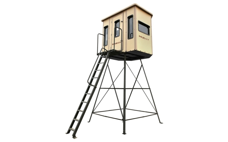 Brownells Penthouse box blind with 10' elite tower & carpet floor mat