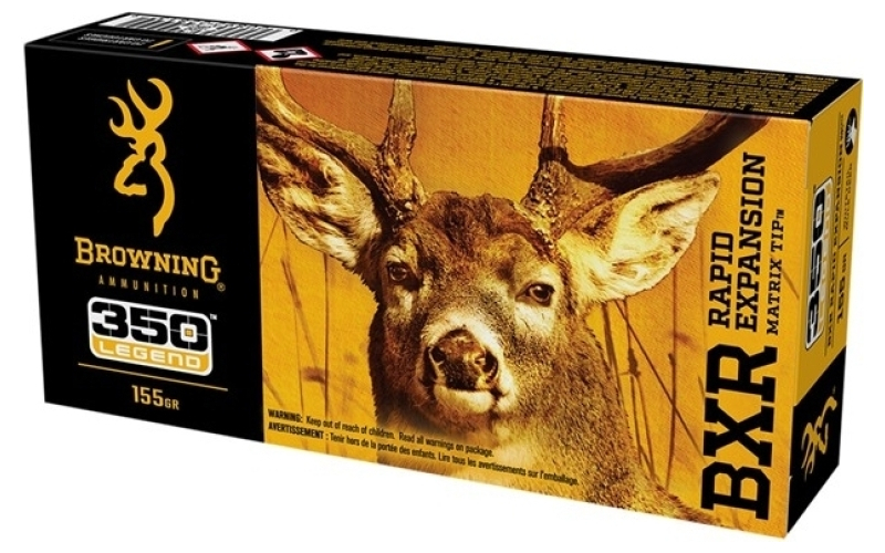 Browning 350 legend 155gr rapid expansion matrix tip 20/box