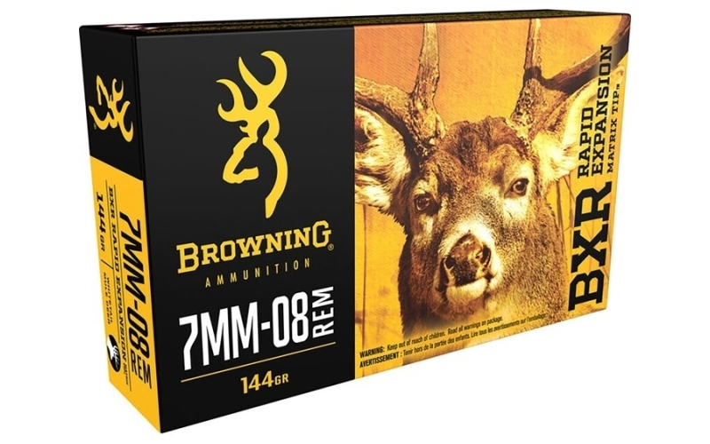 Browning Browning ammo bxr - 7mm-08 144 gr 20bx